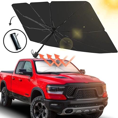 Sedan SUV Car Windshield Sun Shade,Foldable Automotive Windshield Shade,Sunshades Car Umbrella for Windshield Easy to Store and