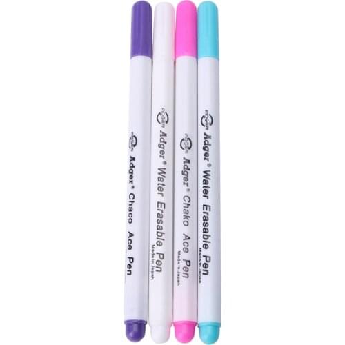 New 4X Water Erasable Pen Embroidery Cross Stitch Grommet Ink Fabric Marker Washable JUL31