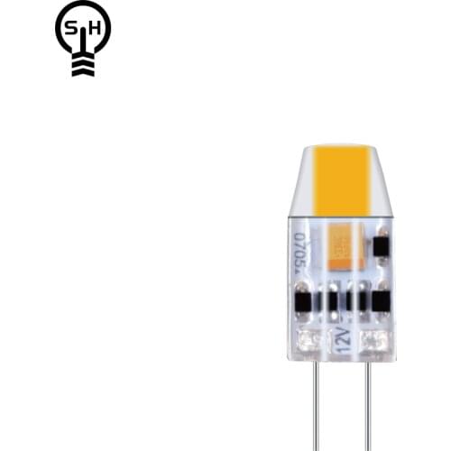 1 Pcs Super Bright Warm Cold White Mini G4 Led 12V 1.2W COB Light Lamp Replace 10W Halogen for Chandelier Spotlight