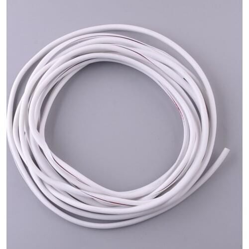Universal 5M/16FT White Car Door Edge Trim Molding Seal Strip Scratch Guard Protector Styling PVC