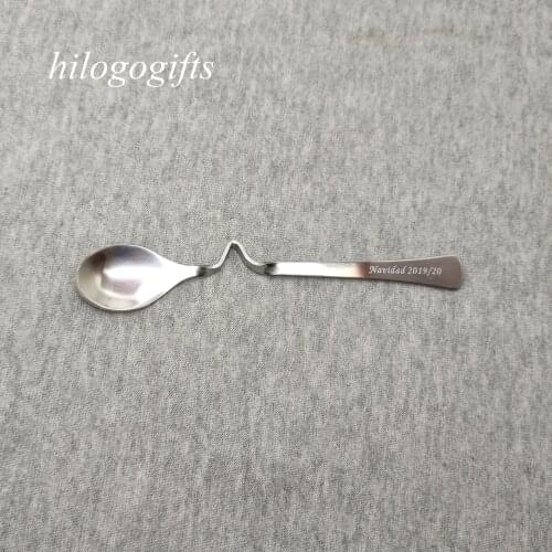 20pcs free cute spoon personalized wedding coffee spoons cafe set tool stainless steel quality wedding giveaway souvenirs