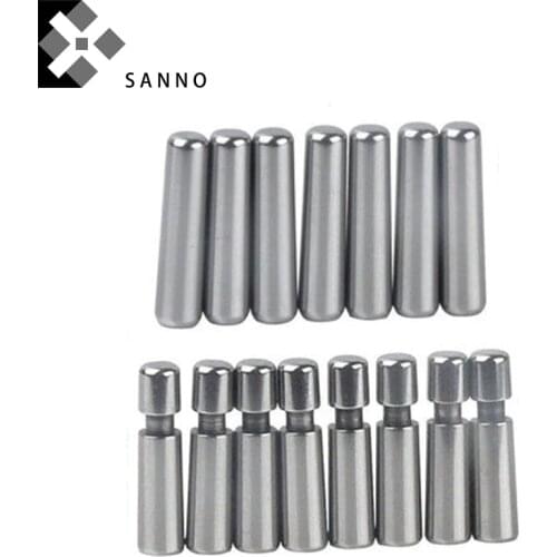 3pcs High hardness mirror rolling reamer, rolling head part roll needle with blind hole and through hole, rolling pin roll ball