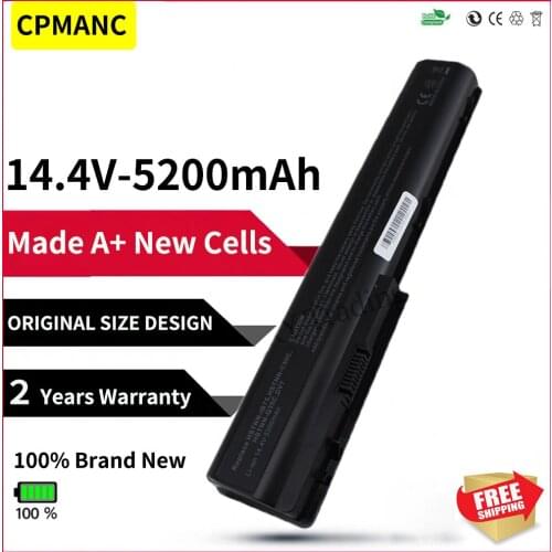 8Cell 14.8V Battery for HP Pavilion DV7 DV8 Series HSTNN-C50C HSTNN-DB74 HSTNN-DB75 HSTNN-IB75 HSTNN-OB75 HSTNN-Q35C HSTNN-XB75