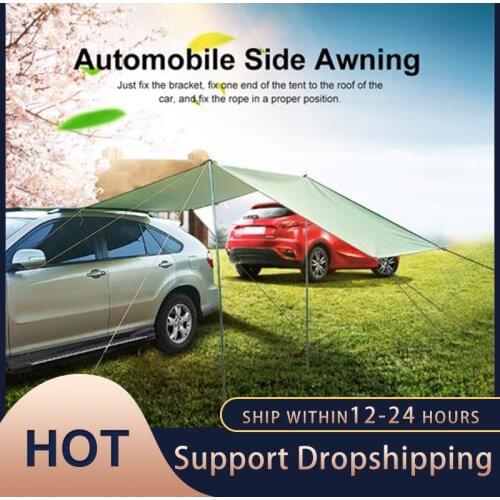 Car Side Awning Sun Shelter Waterproof 5-8 Persons Outdoor Camping Tent Folding Car Shelter Anti-UV Outdoor Camping Tent 2021
