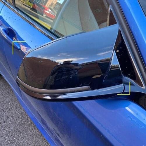 For BMW 1 2 3 4 X Series Rear View Side Mirror Cover F20 F21 F22 F23 F30 F32 F36 X1 E84 F87 M2 Carbon fiber pattern Accessories