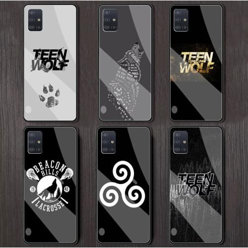 Art Teen Wolf Derek Hale Phone Case for Samsung Galaxy A51 A71 A50 A70 A21s A31 A10 A41 A20e A30 A11 A40 Tempered Glass Cover