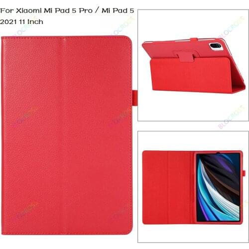 Funda for Mi Pad 5 Case Litchi PU Leather Tablet Cover for Xiaomi Pad 5 Case Fashion Protector for Mipad 5 Pro Protactive Shell