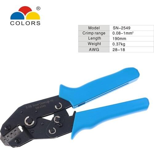 COLORS crimper stripper crimp cable wire cutter pliers tool crimping plier cutting alicate crimpzange alicates pinze crimpador