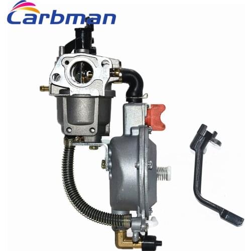 Carbman Dual Fuel Carburetor Conversion Kit for Generator GX200 160 168F 170F Engine