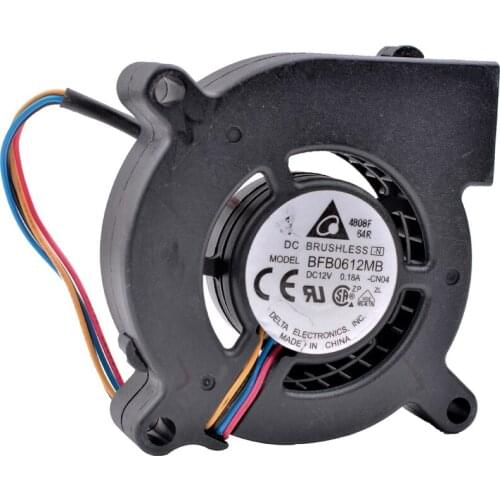 Brand new original BFB0612MB DC12V 0.18A 6cm 60x60x15mm Centrifugal turbo blower double ball projector cooling fan