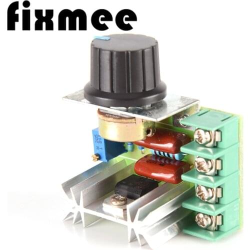 New PWM 2000W AC Motor Speed Controller 50-220V 25A Adjustable Motor Speed Controller Voltage Regulator