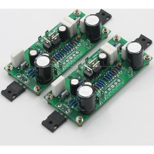 1 Pair PASS AM Single-Ended Class A Power Amplifier Board HiFi Stereo 10W Home Audio Amp Kit With Balanced Input
