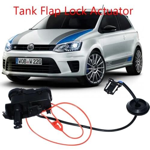 Car Fuel Filler Flap Door Lock Actuator Motor Fuel Tank Cap Lock Actuator 6R0810773F For VW/Polo MK5 6R 2009-on