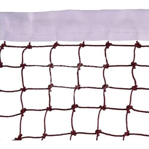 Professional Training Standard Braided Badminton Net 6.0m x 0.75m White Hem