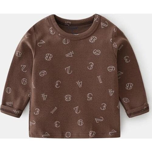 Baby Boys Shirts Spring Autumn Cotton Cartoon Print Long Sleeve Tops for Girls Newborn Kids Clothing High Quality Infant Shirt