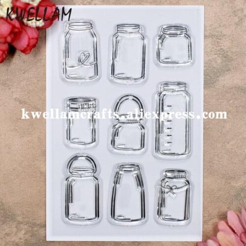 Wishing Bottle Scrapbook DIY photo cards rubber stamp clear stamp transparent stamp 10x15cm KW8041359