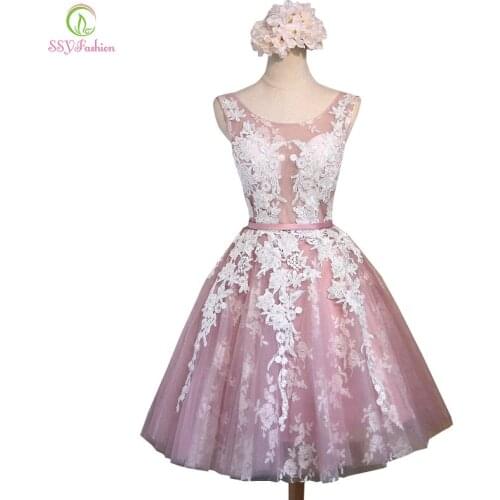 SSYFashion Short Wedding And Evening Dresses