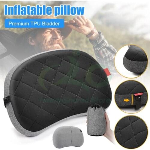 Ultra-light Portable Camping Inflatable Pillow Pad Camping Pillow Trekking Sleep Compressible Outdoor Travel Pillow