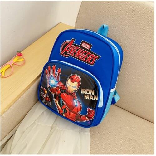 3D iron Man Student bag Boy Girl Schoolbag kindergarten Cartoon backpack Child waterproof Travel Backpack