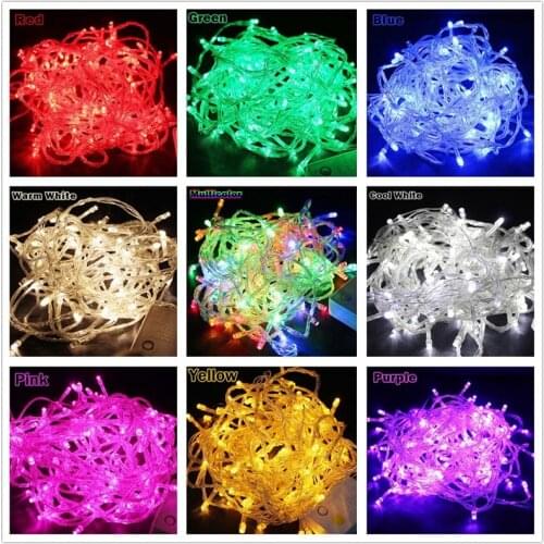 Waterproof Outdoor Light 10M 20M 30M 50M 100M LED Fairy String Lights Christmas Party Wedding Holiday Decoration Garland light