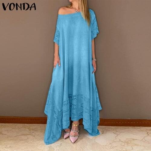 Модные вязаные платья VONDA China At AliExpress