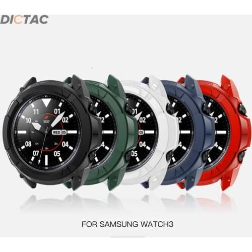 Protective Case For Samsung Galaxy Watch 3 Smart Watch Cover Bezel Ring Frame Shell Protector Smart Accessories Ring 41mm 45mm