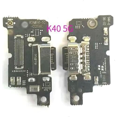 10PCS For Xiaomi Mi Redmi K40 5G USB Charger Dock Port Connector Board Flex Cable