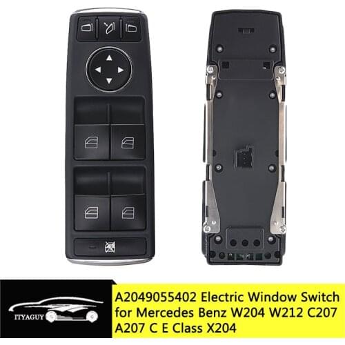 A2049055402 2049055402 Front Left Power Control Window Switch For Mercedes Benz W212 E-Class W204 C-Class 207 C117 G500 G550 C2