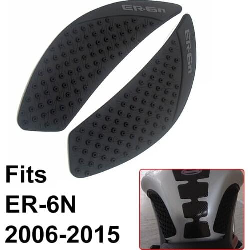 Free Shipping er6n ER 6n Motorbike Fuel Gas Tank Protective Pad Knee Grip Traction Pads Decal for Kawasaki ER-6N 2006-2015 ER 6n