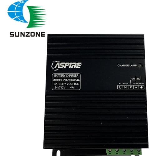 Free shipping 12V 24V Diesel Genset Generator Intelligent Battery Charger ZH-CH2804