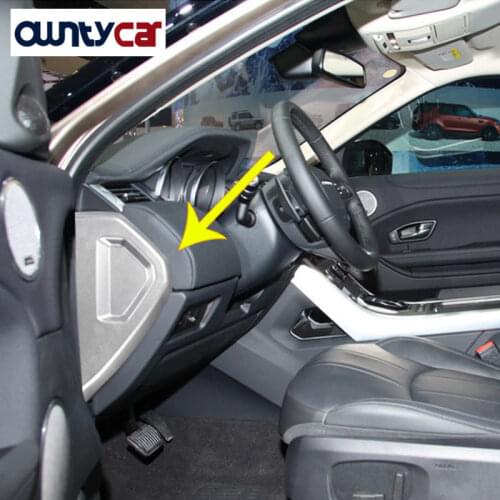 For Landrover Range Rover Evoque 2012-2016 Car Accessories Aluminum Alloy Center Contral Dasdboard Side Cover Trim New Arriavls