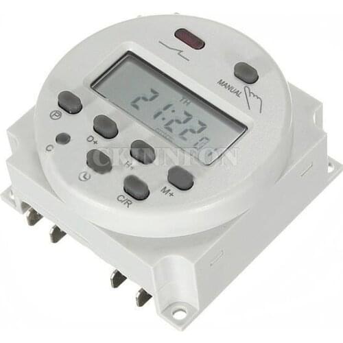 DHL 20PCS CN101A AC 12v 24v 110 v 220V 16A digital time switch weekly programmable electronic timer