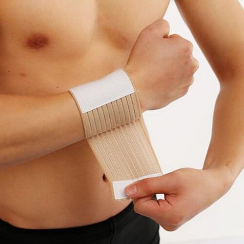 1PCs Elastic Sport Bandage Wristband Hand Gym Support Wrist Brace Wrap Fitness Exercise Powerlifting Tennis Cotton Weat Band