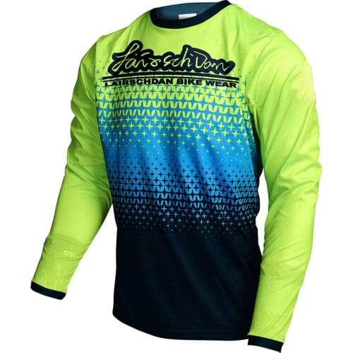 LairschDan Enduro Offroad MTB Downhill Jersey Long Bike Motocross Jersey BMX DH Mountain T-Shirt Clothes Enduro