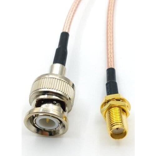 20PCS BNC Male to SMA Female connector 50ohm RG316 coaxial cable