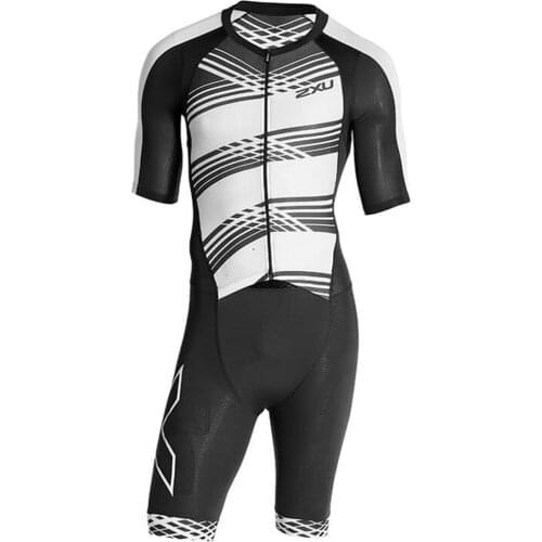 Triathlon Suit Summer Mens Aero Trisuit Custom Clothing Ropa Ciclilsmo Skinsuit Short Sleeve Cycling Jumpsuit Bike Speedsuit