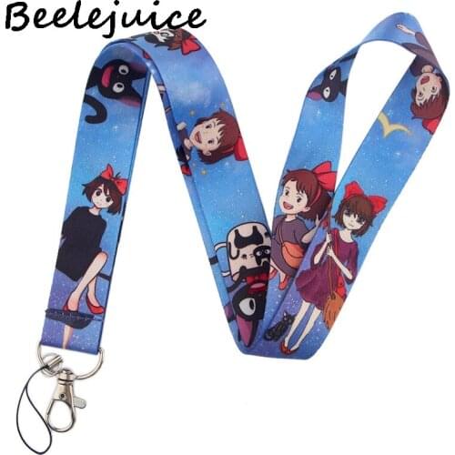 Cartoon funny Neck Strap Lanyard keychain Mobile Phone Strap ID Badge Holder Rope Key Chain Keyrings Accessories webbing ribbons