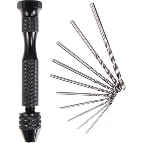 11PCS/Lot Mini Twist Drill Bits Set Tool Metal Wood Assembling 0.8 to 3mm Drill Tools Kit for Model Cultural Supplies Handicraft