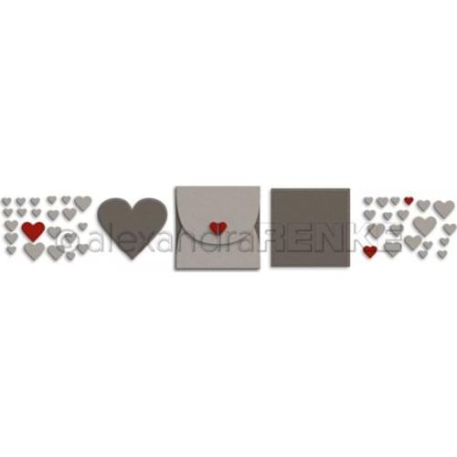 CH 2021 New Arrival envelope2 Metal Cutting Dies 3D DIY Scrapbooking Carbon Sharp Craft Die Photo Invitation Cards