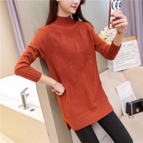 Vy1069 2020 spring autumn winter new women fashion casual warm nice Sweater woman female OL plus size long sleeve turtleneck