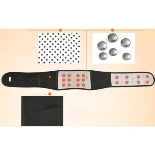 New Adjustable Tourmaline Self-Heating Magnetic Waist Belt Lumbar Brace Support Back Waist Brace Strap Pain Relieve