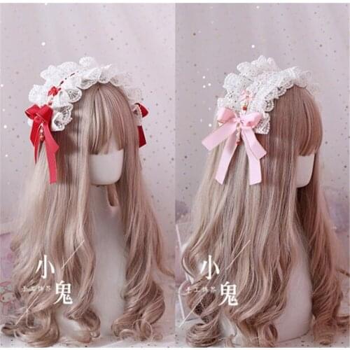 Lolita Stars Moon Strawberry Derivative Headpiece Hair band KC Necklace Bracelet Side clip Hair Accessories Headwear B504
