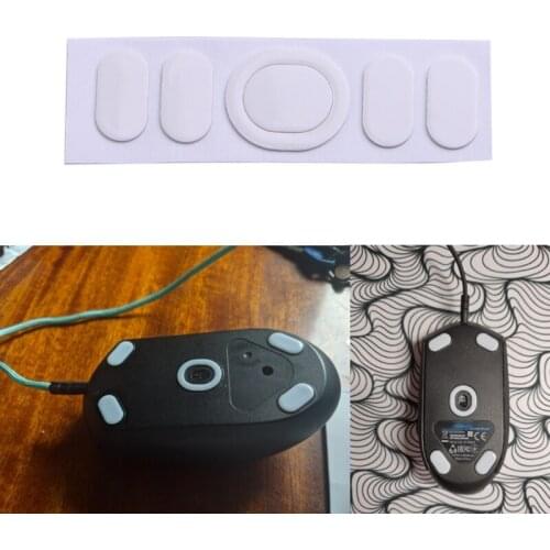 1Pack Professional Mouse Skates Stickers Mouse Feet Pad Replacement for logitech G102 G PRO Wired Mice Glides Curve Edge Au04 21