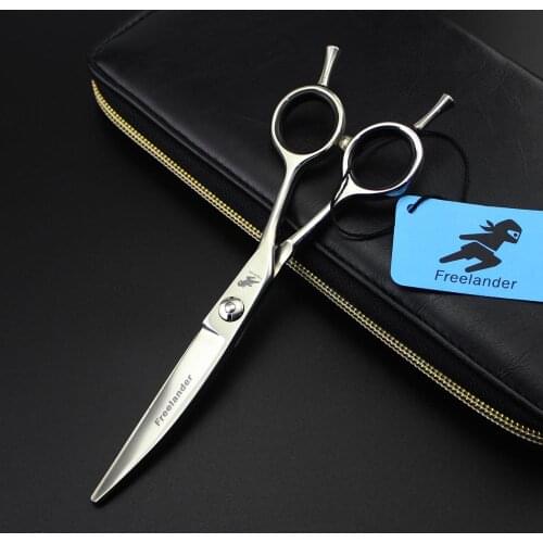 Professional hair scissors 6 INCH Super Japan 440C Willow Curved scissors Barber scissors Bearing screw HIGH CLASS NEW