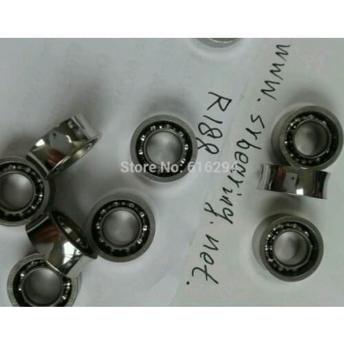 100PCS R188 Deep groove ball bearings R188UU / 10 steel balls / R188 YOYO ball bearings / U-groove bearings