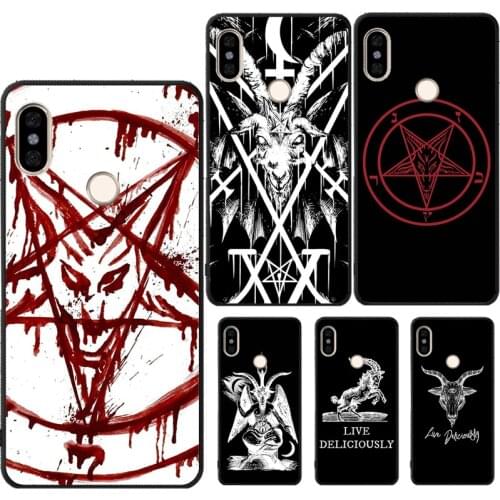 Satanic Pentagram Baphomet For Xiaomi Redmi Note 8 9 Pro 7 8T 9S 9A 9C Case For POCO X3 For Mi Note 10 Lite 9T Pro
