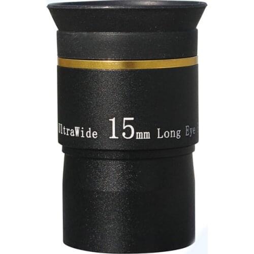 Skyoptikst astronomical telescope accessories 1.25 inch 66 degree 15mm wide-angle eyepiece