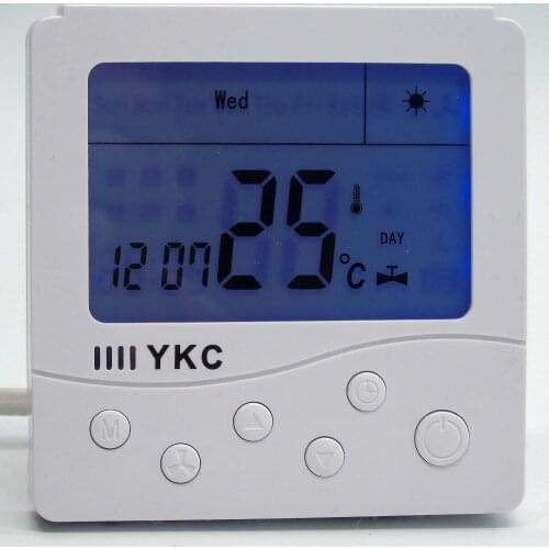 Russian English operation manual Digital LCD Display gas boiler Thermostat for AC220 50/60Hz(B703)