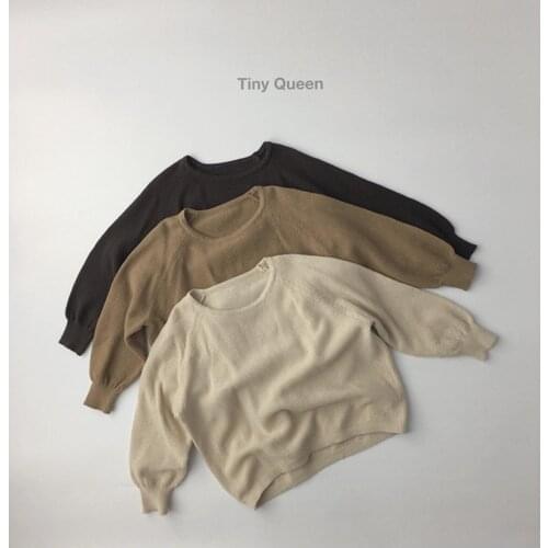 2021 new arrival girls boys knitted sweaters autumn fashion kids full sleeve pullover sweaters