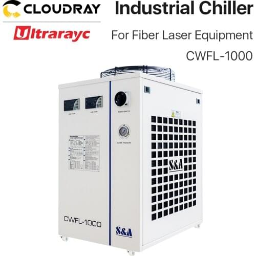 Ultrarayc S&A Fiber Water Chiller for for 1000W Fiber Laser Cutter 0-1kW Machine